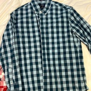 Men’s JCrew Large Gingham Button Down Shirt